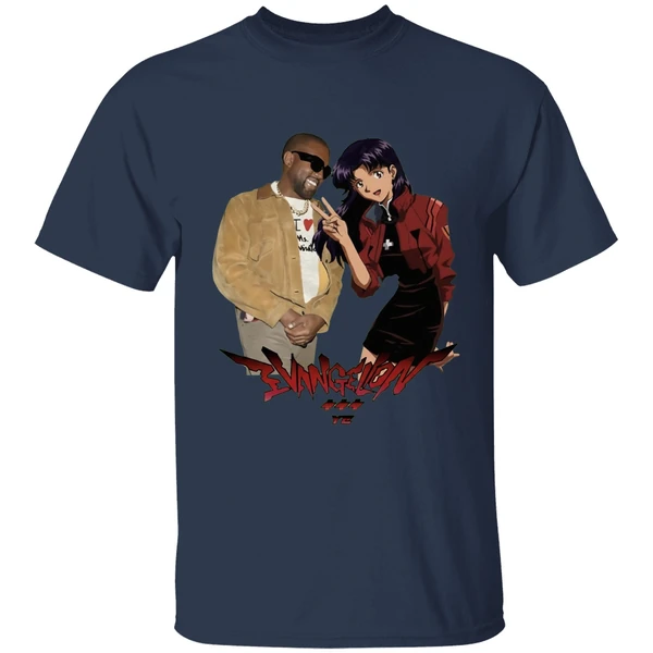 kanye-west-ye-misato-katsuragi-neon-genesis-evangelion-shirt-navy