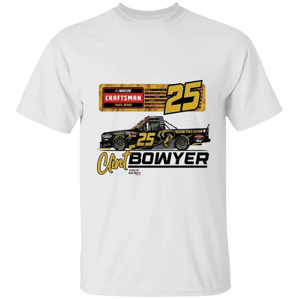 Kaulig Racing Ram 25 Clint Bowyer Nascar Craftsman Truck Series Shirt