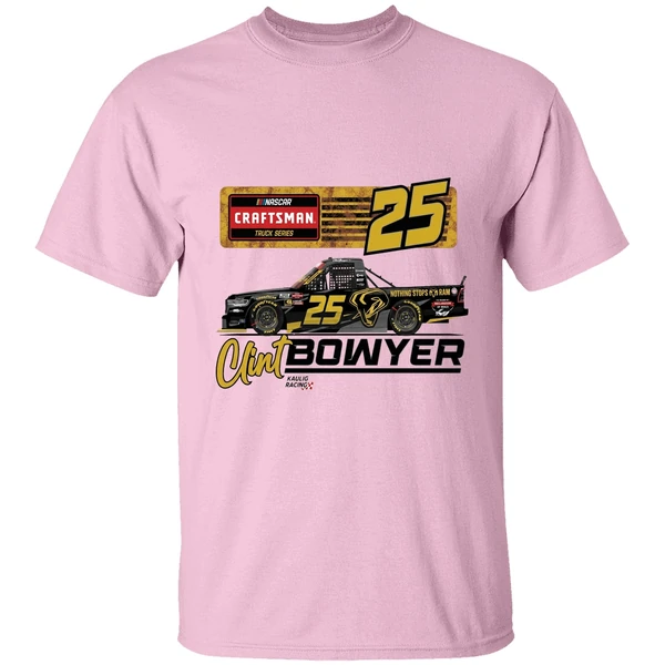 Kaulig Racing Ram 25 Clint Bowyer Nascar Craftsman Truck Series Shirt - Image 2