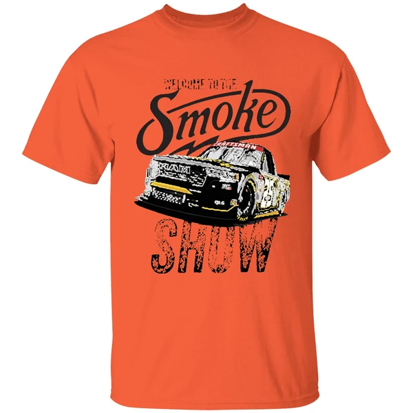 kaulig racing ram tony stewart 25 smoke show shirt orange