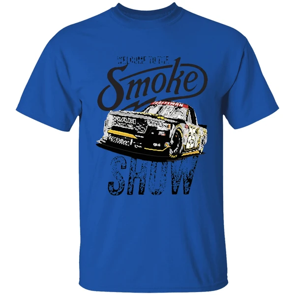kaulig racing ram tony stewart 25 smoke show shirt royalblue