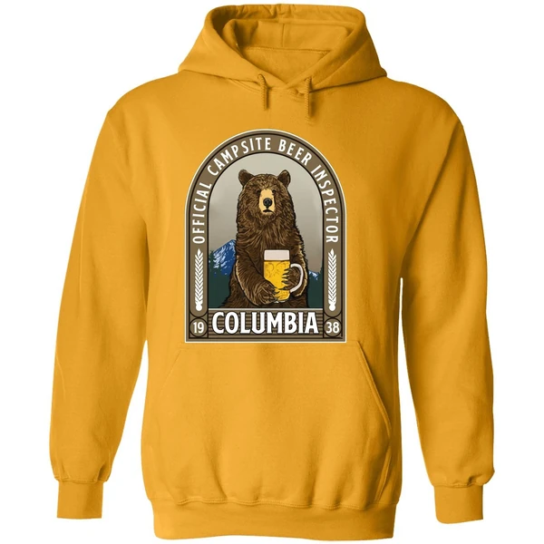 Kearny Columbia Official Campsite Beer Inspector Hoodie