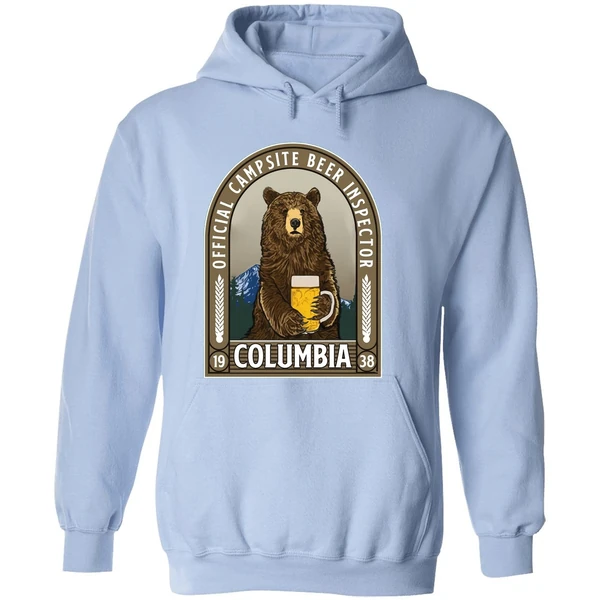 Kearny Columbia Official Campsite Beer Inspector Hoodie - Image 4