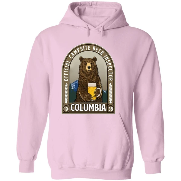 Kearny Columbia Official Campsite Beer Inspector Hoodie - Image 5