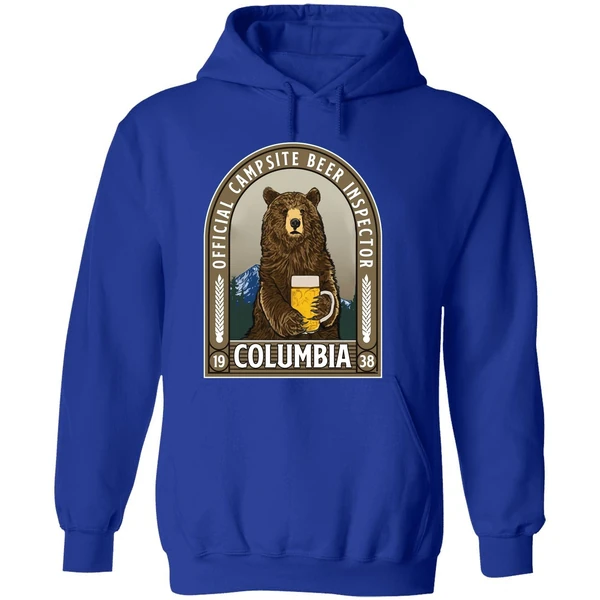 Kearny Columbia Official Campsite Beer Inspector Hoodie - Image 7