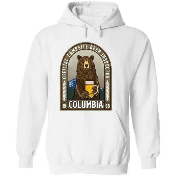 Kearny Columbia Official Campsite Beer Inspector Hoodie - Image 8