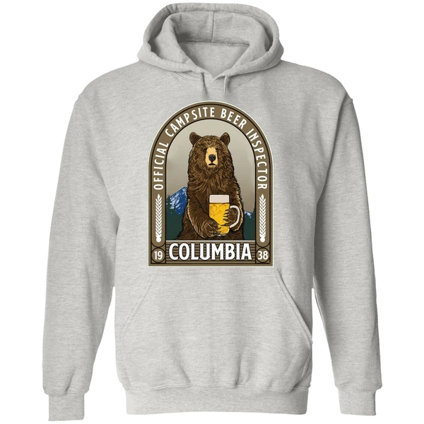 Kearny Columbia Official Campsite Beer Inspector Hoodie - Image 9