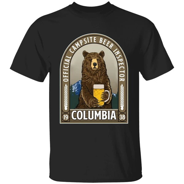 Kearny Columbia Official Campsite Beer Inspector Shirt
