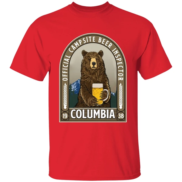 Kearny Columbia Official Campsite Beer Inspector Shirt - Image 7