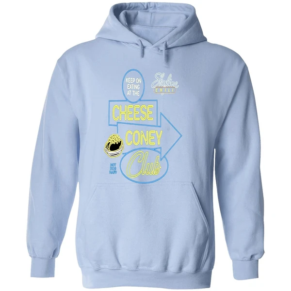 Keep On Eating At The Cheese Coney Club Hot Dog Harv Hoodie - Image 4
