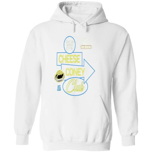 Keep On Eating At The Cheese Coney Club Hot Dog Harv Hoodie - Image 8