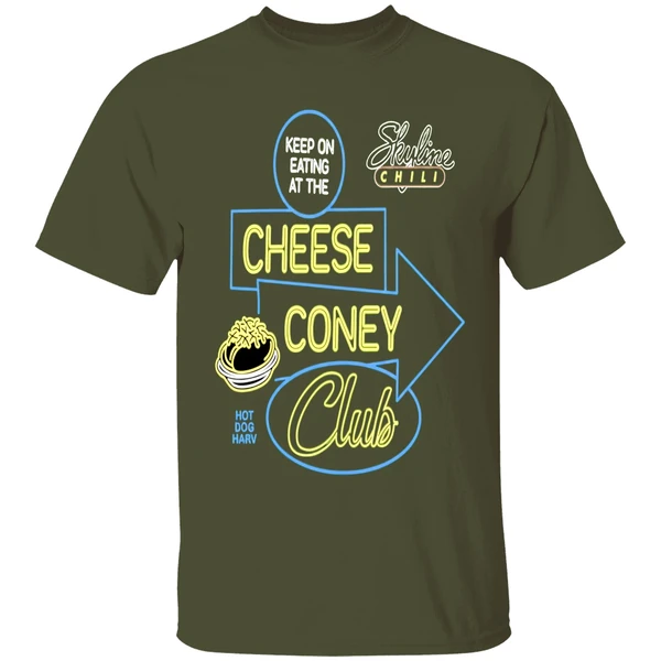 keep-on-eating-at-the-cheese-coney-club-hot-dog-harv-shirt-militarygreen