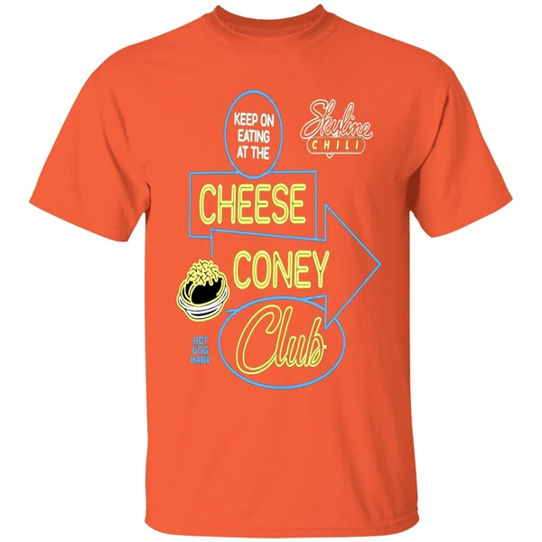 Keep On Eating At The Cheese Coney Club Hot Dog Harv Shirt - Image 6