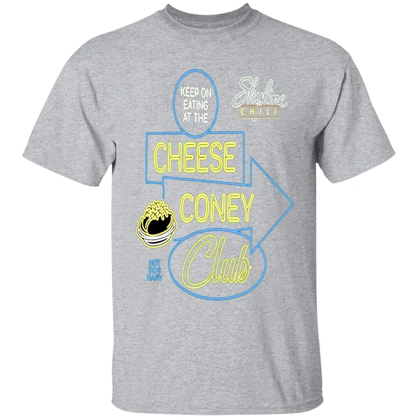 Keep On Eating At The Cheese Coney Club Hot Dog Harv Shirt - Image 9