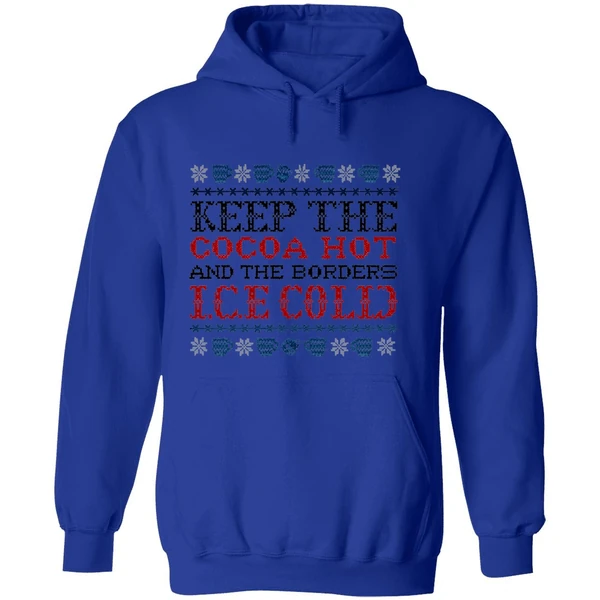 Keep The Cocoa Hot And The Borders Ice Cold Hoodie - Image 7