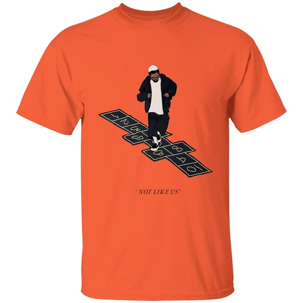 kendrick lamar not like us shirt orange