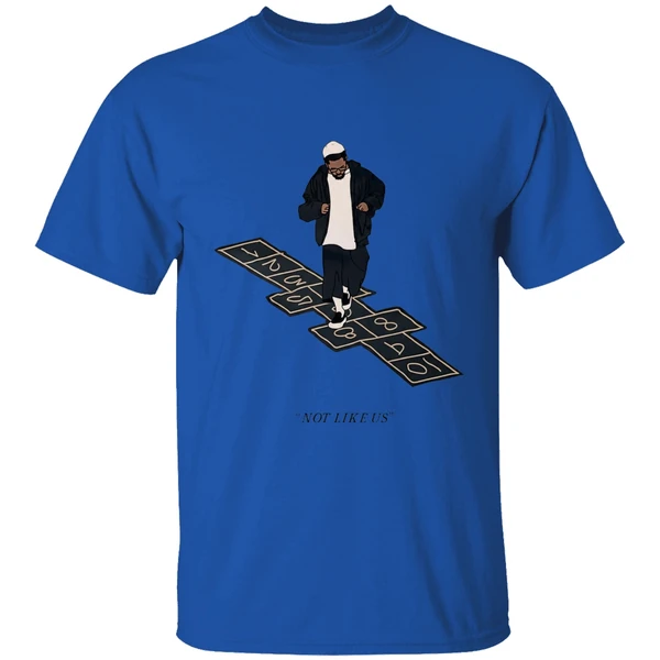 kendrick lamar not like us shirt royalblue