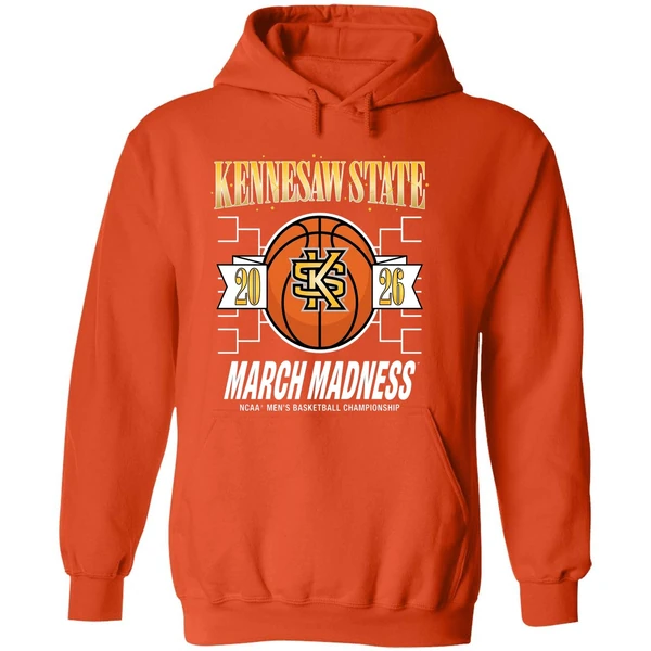 Kennesaw State Owls 2026 March Madness Ncaa Mens Basketball Championship Hoodie - Image 6