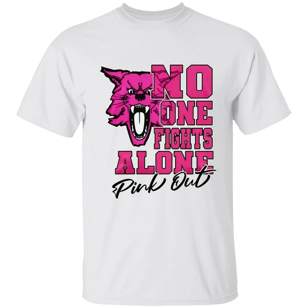 Kentucky Wildcats No One Fights Alone Pink Out Shirt