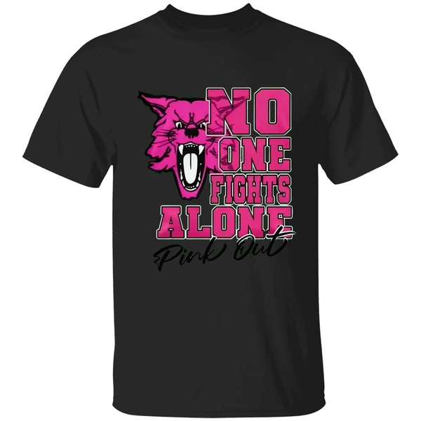 Kentucky Wildcats No One Fights Alone Pink Out Shirt - Image 7