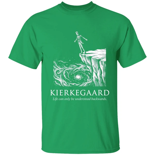 Kierkegaard Life Can Only Be Understood Backwards Shirt - Image 2