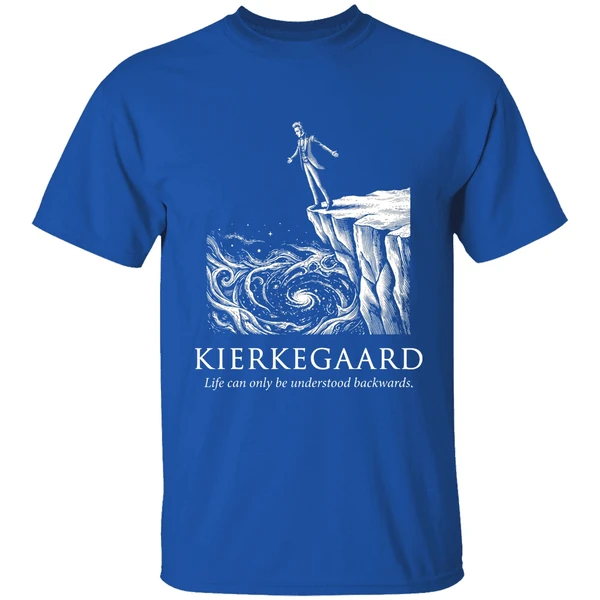 Kierkegaard Life Can Only Be Understood Backwards Shirt - Image 8