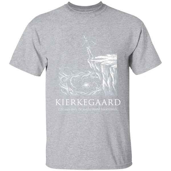 Kierkegaard Life Can Only Be Understood Backwards Shirt - Image 9