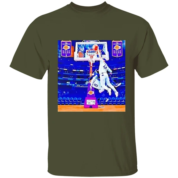 Kike Hernandez And Andy Pages Playing Basketball Nba Los Angeles Lakers Shirt - Image 3