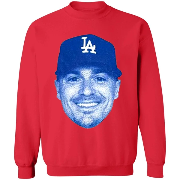 Kike Hernandez Big Face La Dodgers Baseball Player Mlb 2025 Sweatshirt