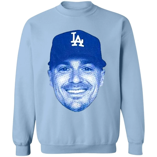 Kike Hernandez Big Face La Dodgers Baseball Player Mlb 2025 Sweatshirt - Image 4