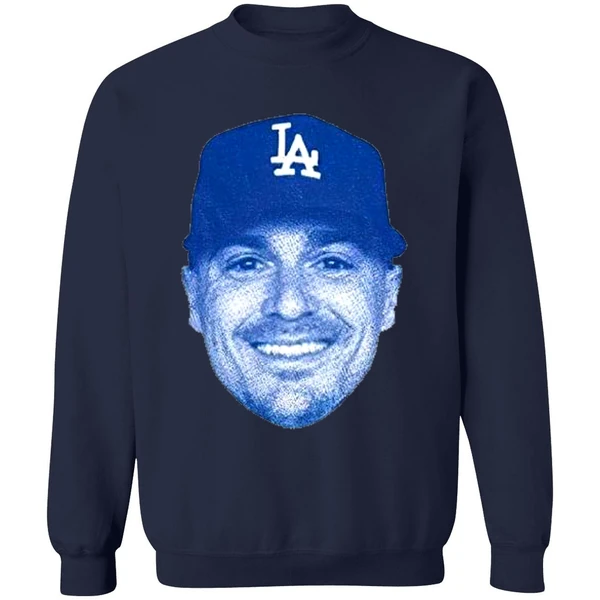 Kike Hernandez Big Face La Dodgers Baseball Player Mlb 2025 Sweatshirt - Image 6