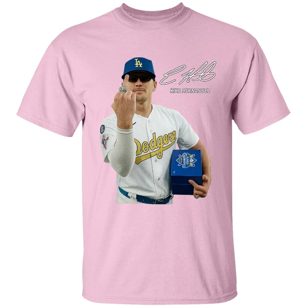 Kike Hernandez Dodgers Middle Finger Signature Shirt Kike Hernandez Dodgers Middle Finger Signature Shirt