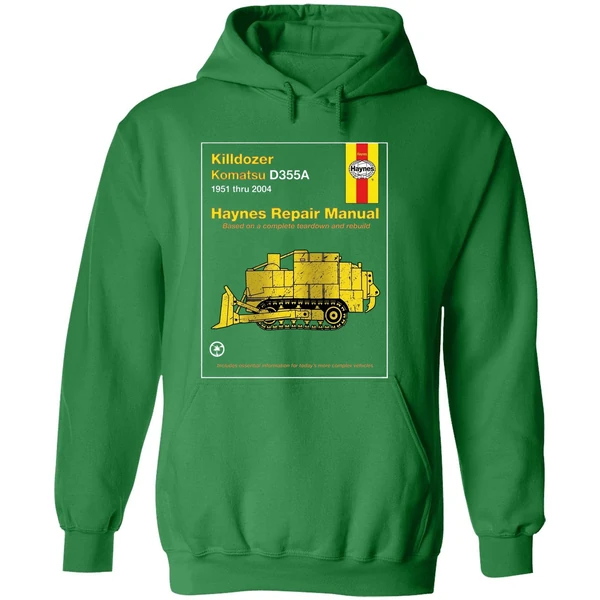 Killdozer Komatsu Haynes Repair Manual Based On A Complete Teardown And Rebuild Hoodie - Image 2