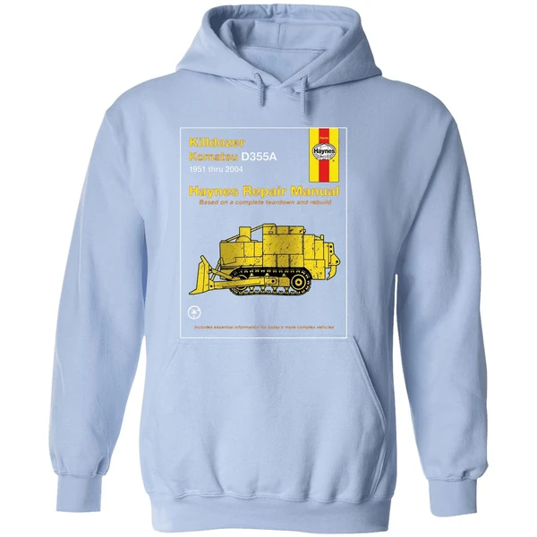 Killdozer Komatsu Haynes Repair Manual Based On A Complete Teardown And Rebuild Hoodie - Image 4