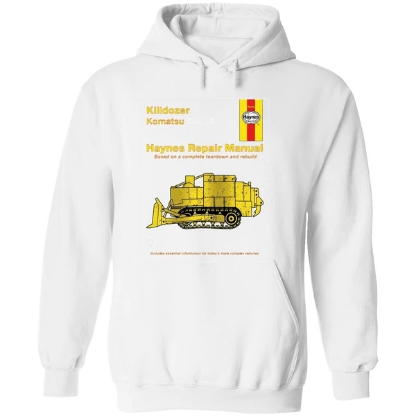 Killdozer Komatsu Haynes Repair Manual Based On A Complete Teardown And Rebuild Hoodie - Image 8