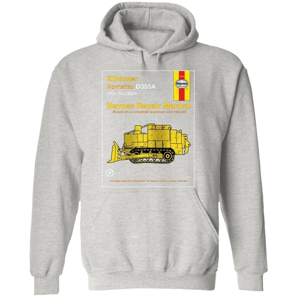 Killdozer Komatsu Haynes Repair Manual Based On A Complete Teardown And Rebuild Hoodie - Image 9