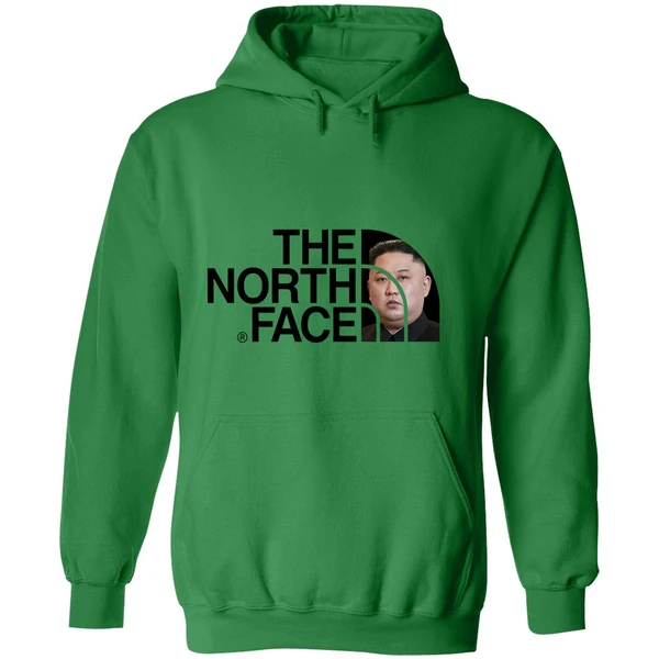 Kim Jong Un The North Face Logo Hoodie - Image 2