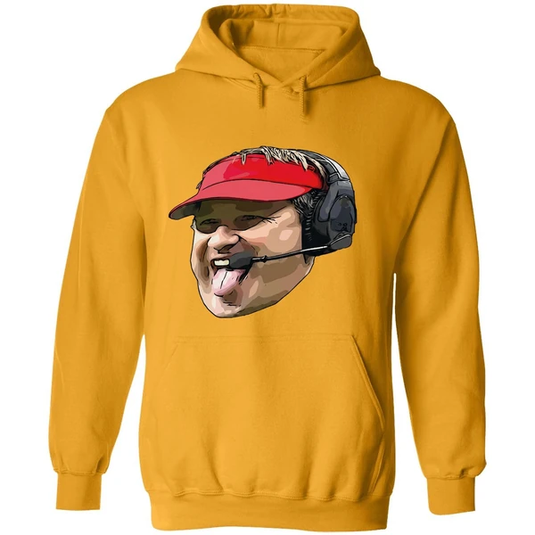 Kirby Smart Tongue Out Georgia Bulldogs Kirby Coach Hoodie