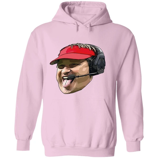 Kirby Smart Tongue Out Georgia Bulldogs Kirby Coach Hoodie - Image 5