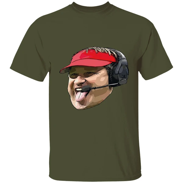 Kirby Smart Tongue Out Georgia Bulldogs Kirby Coach Shirt - Image 4
