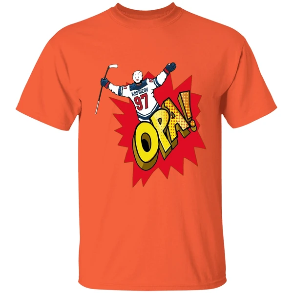 kirill kaprizov opa hockey shirt orange
