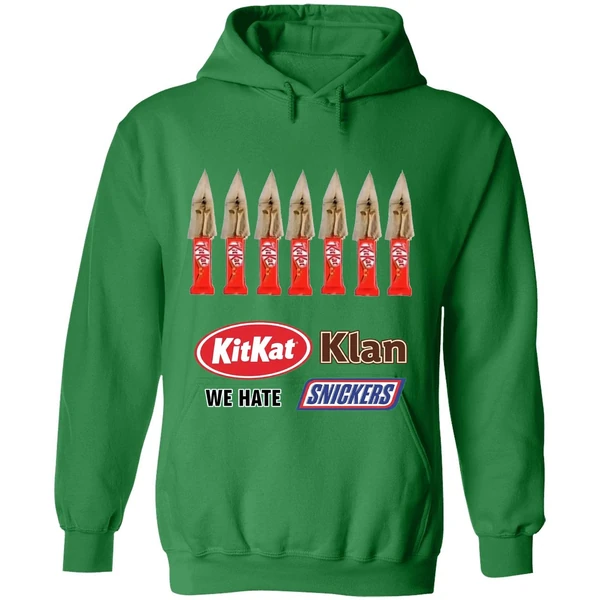 Kit Kat Klan We Hate Snickers Hoodie - Image 2