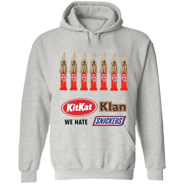 Kit Kat Klan We Hate Snickers Hoodie - Image 9