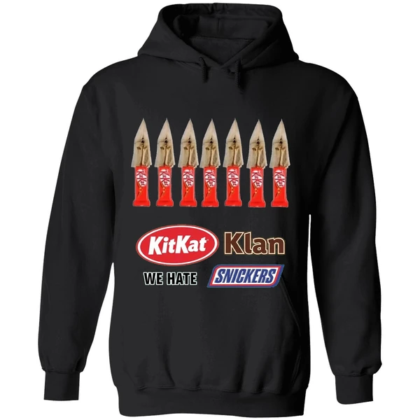 Kit Kat Klan We Hate Snickers Hoodie - Image 4