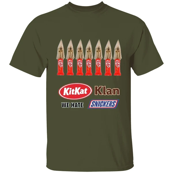 Kit Kat Klan We Hate Snickers Shirt - Image 3