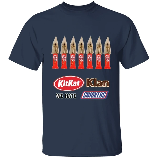 Kit Kat Klan We Hate Snickers Shirt - Image 4