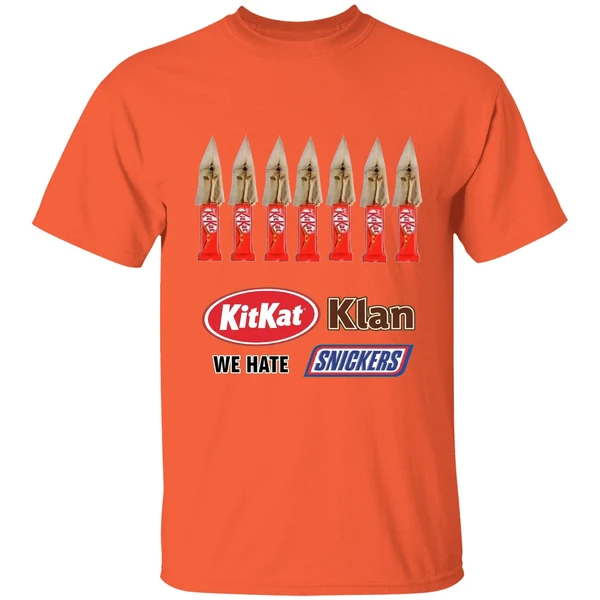 Kit Kat Klan We Hate Snickers Shirt - Image 5