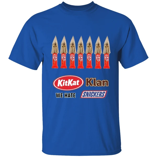 Kit Kat Klan We Hate Snickers Shirt - Image 7