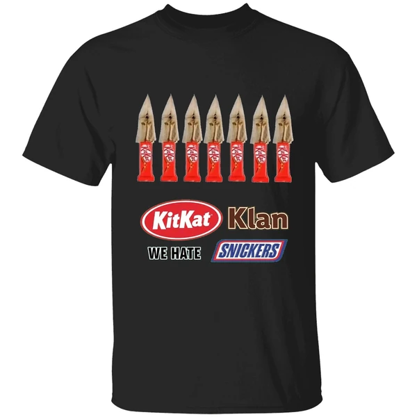 Kit Kat Klan We Hate Snickers Shirt - Image 9
