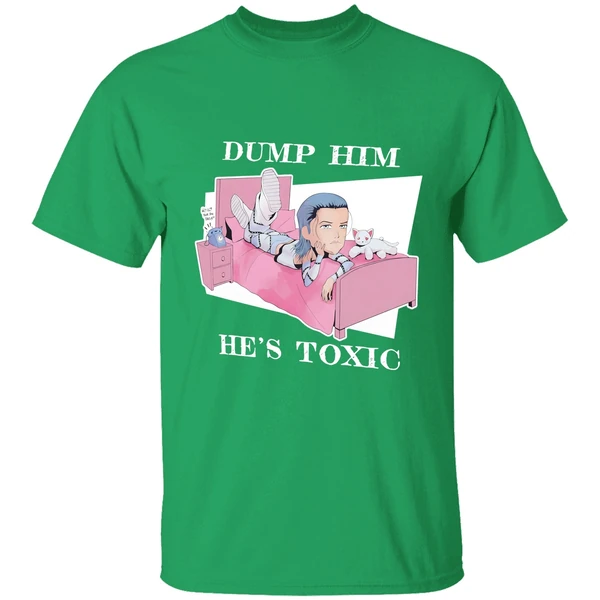 Kit Wilson Dump Him Hes Toxic Cartoon Shirt - Image 2